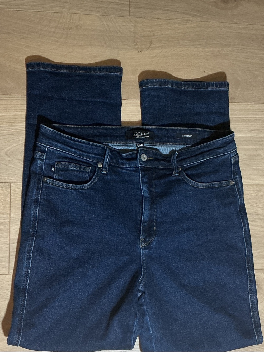 Judy Blue Dark Indigo Straight Leg Jeans size 15/32